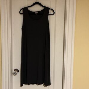 J. Jill Classic Black Midi Dress